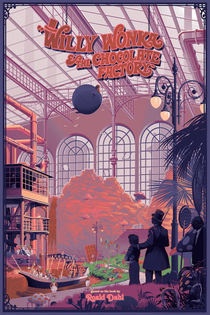 Dark Hall Mansion to Release Willy Wonka Prints by Laurent Durieux