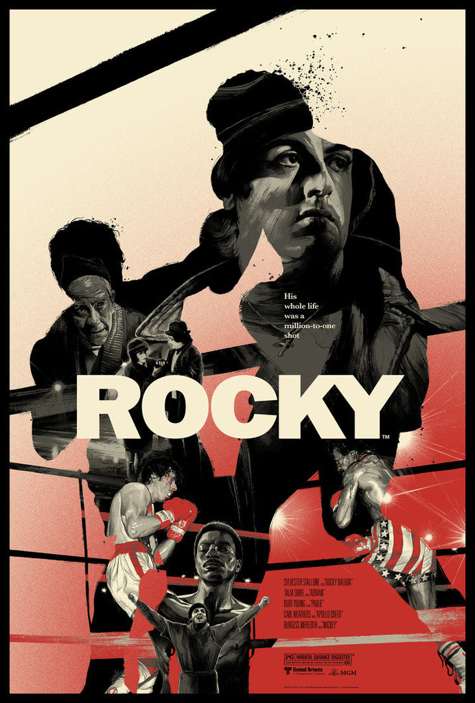 Grey Matter Art to Drop Rocky Prints by Gabz