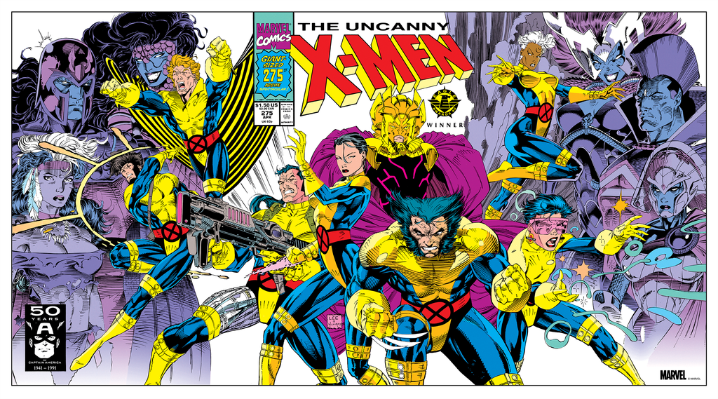 Jim Lee - The Uncanny X-Men #275 Title Variant