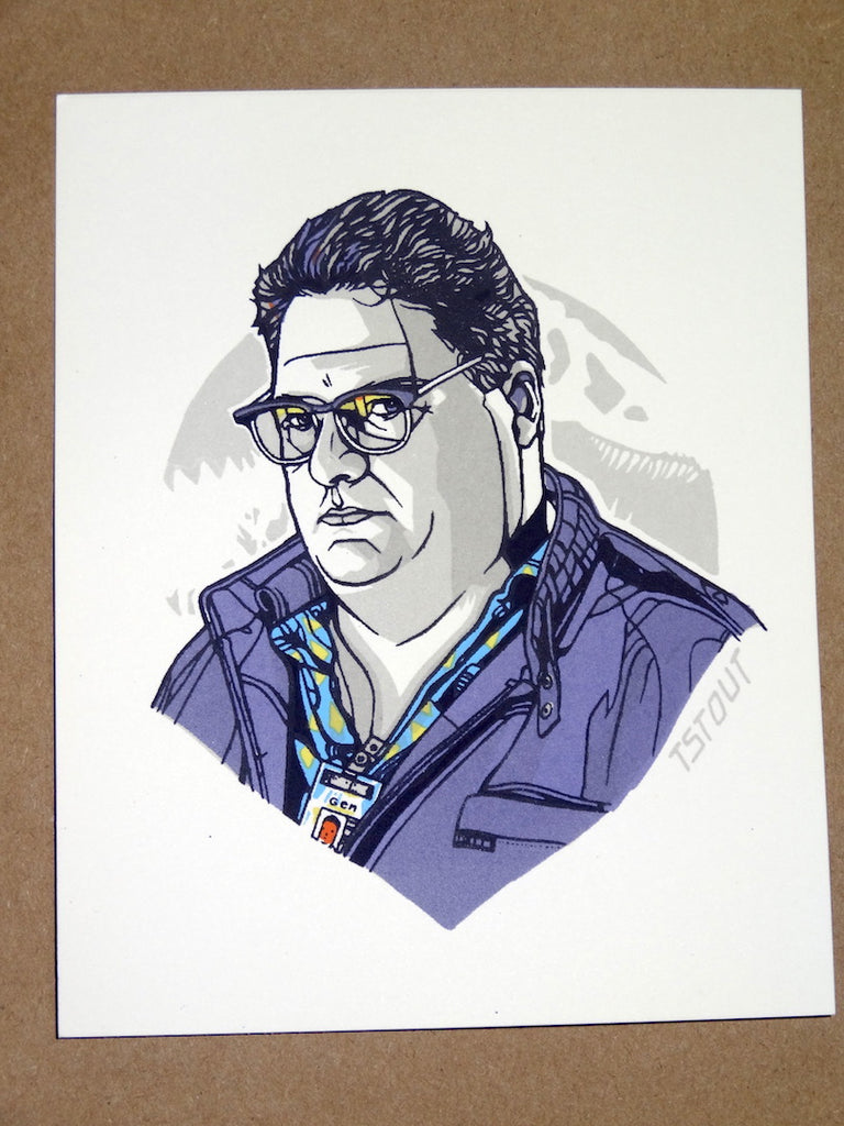 tyler-stout-dennis-nedry-jurassic-park-handbill-addicted2print