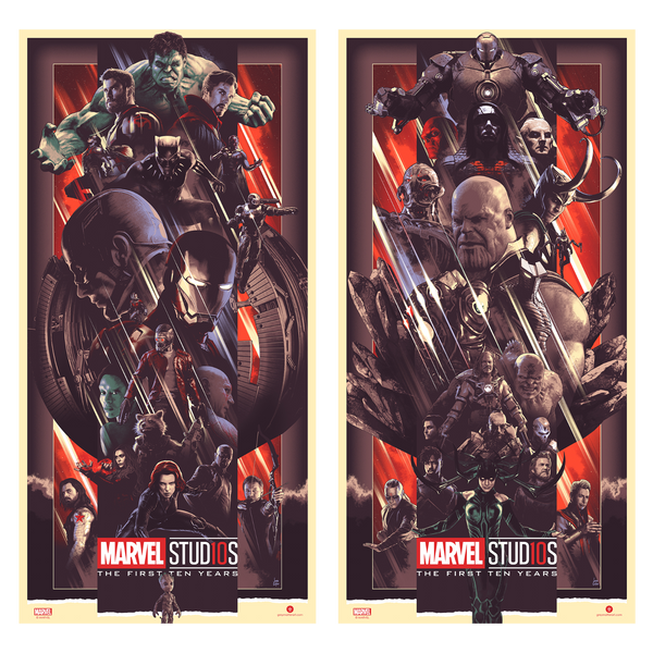 John Guydo - Marvel Heroes and Villains The First 10 Years Set