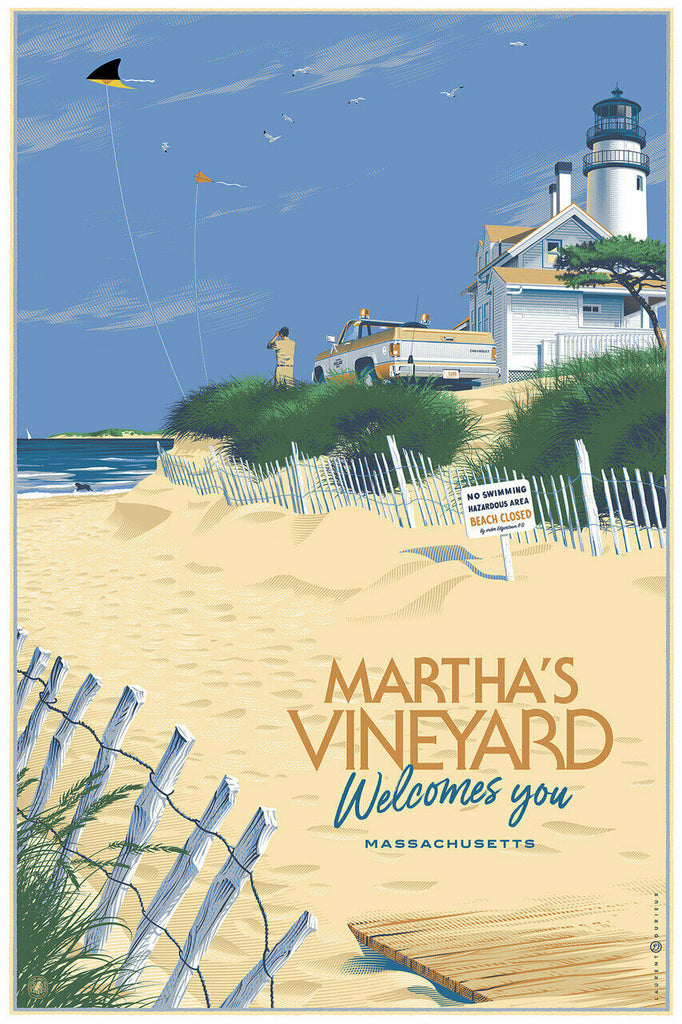Laurent Durieux -  Jaws (Martha's Vineyard Welcomes You) (PRESALE)